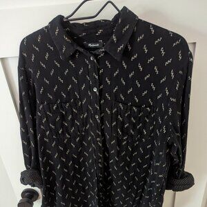 Madewell Oversize Button Down Shirt, Size L